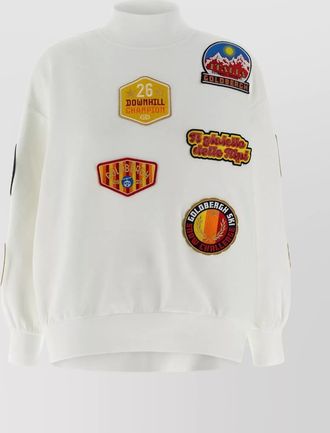 Goldbergh high neck sweatshirt embroidered patches
