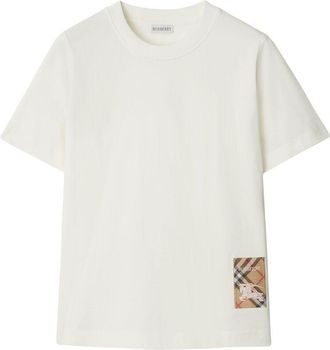 Burberry T Shirt Bianco-Donna