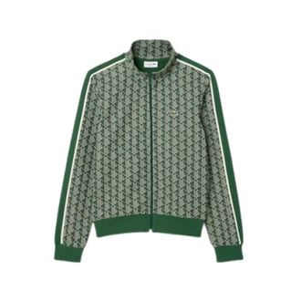 Lacoste Hoodies & sweatvesten, Heren, Groen, L, Giacca della tuta Paris