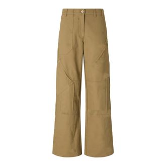 Pinko Pantalones Anchos Haiku - Trousers - Mujer - Beige - XS