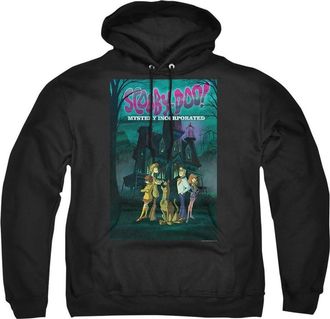 Gildan Scooby Doo Mystery Incorporated Poster Adult Pull Over Hoodie / Hooded Sweatshirt