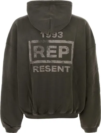 Represent Resent Hoodie - Gray