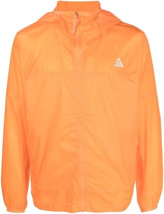 Nike Wind Jackets, male, Orange, Size: XL ACG Cinder Cone Windbreaker