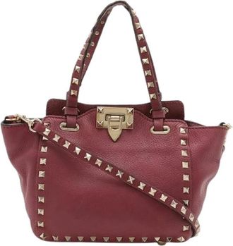 Valentino Pre-owned Leather 2way Bag - Dames - Vintage Schoudertas - Roze - ONE Size - Leer - Vintage