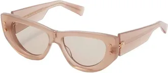 Balmain B - MUSE Light Brown Cat Eye Ladies Sunglasses BPS-151C NDE-GLD 55