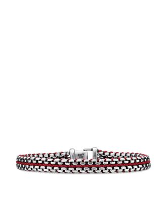 David Yurman Bracciale Woven Box Chain in argento sterling (10mm)