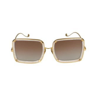 Anna-Karin Karlsson Sunglasses, female, Beige, 56 MM, White Moon Pearl Sunglasses