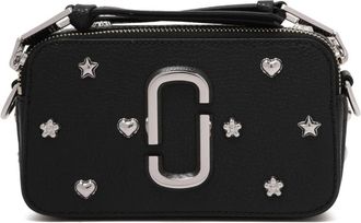 Marc Jacobs Mini Icon Stud Snapshot - Dames - Schoudertassen - Zwart - ONE Size - Leer - Tassen