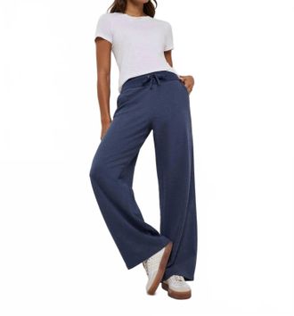 Travis Mathew Save The Day Cloud Pants 2.0 In Heather Navy Blazer