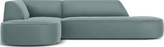 CXL by Christian Lacroix 4-Sitzer Designer Ecksofa Charles mit Ottomane rechts - Samtbezug