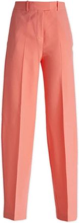 The Attico Wijde Broeken - Dames - Wijde Broeken - Roze - XS - Polyester - Broeken