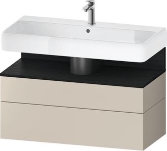 Duravit Qatego Mueble Bajo Lavabo, 1 Extra&iacute;ble Y 1 Caj&oacute;n, - Duravit
