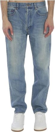 Saint Laurent Heren, Jeans, Blauw, Maat: W33 Katoen