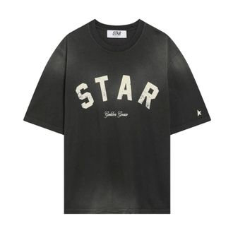 Golden Goose T-Shirts, female, Black, Size: XS Star T-Shirt