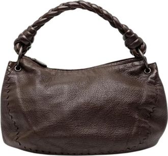 Bottega Veneta Pre-owned Handbags, female, Brown, Size: ONE SIZE Pre-owned Hobo Bag