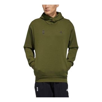 adidas Wj Swt Hood Casual Sports hooded Pullover Green GP0923