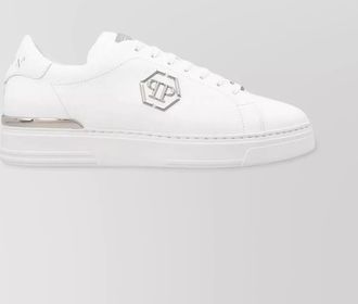 Philipp Plein hexagon low-top sneakers featuring metal accents