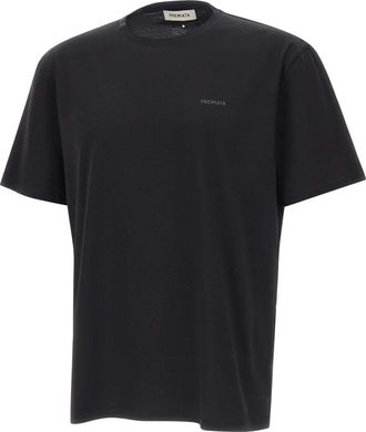 Premiata Cotton Logo T-Shirt - Heren - T-shirts - Zwart - L - Katoen - Tops