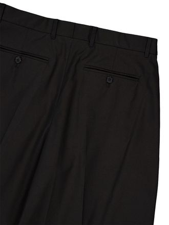Givenchy Cotton Double-Pleat Trousers - Black