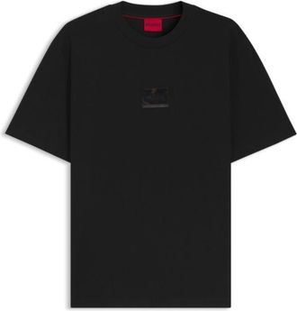 HUGO BOSS Tortoise-logo T-shirt in cotton jersey
