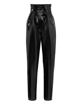 Philipp Plein Long Trousers Latex