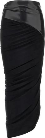 Andamane Ursula Skirt - Dames - Kokerrokken - Zwart - S - Polyester - Rokken