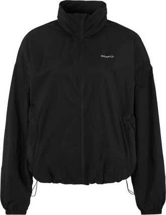 Craft Hypervent Oversize Packable Wind Jacket in Black at Nordstrom, Size X-Small