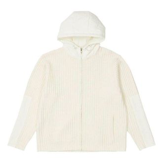 Palace FW22 Marine Zip Hood Knit Jacket White P23KW041