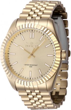 Invicta Specialty Quartz Gold Dial Mens Watch 47491