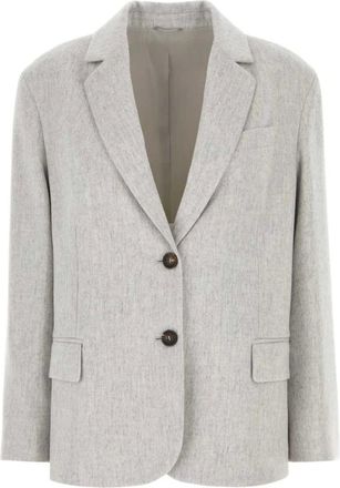 Brunello Cucinelli Mujer, Chaquetas, Gris, Talla: S