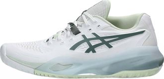Asics Womens Gel-Resolution X Shoes In White/monument Blue