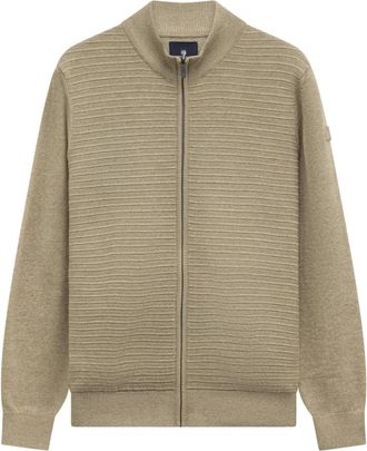 State of Art Cardigan - Heren - Vesten - Beige - 2XL - Truien & Vesten
