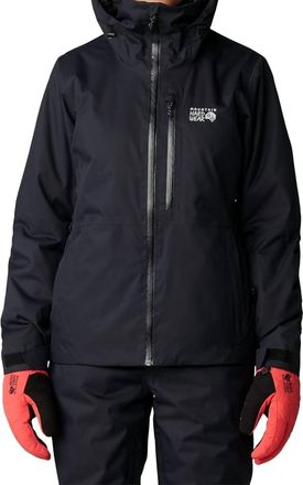 Mountain Hardwear Womens Firefall Insulated Jacket In Black