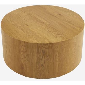 Sweeek Tavolino rotondo effetto legno