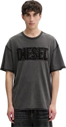 Diesel T-Rawboxt T-shirt - Heren - T-shirts - Grijs - M - Katoen - Tops
