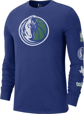 Nike x NBA Dallas Mavericks City Edition Long-Sleeve T-Shirt Blue DV6030-495