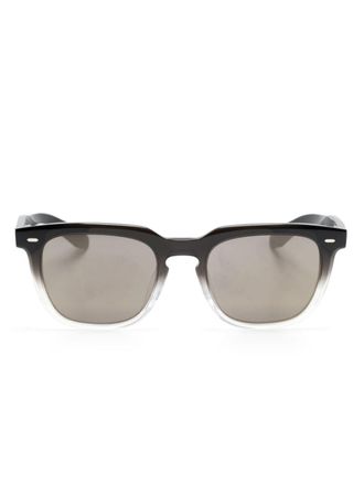 Oliver Peoples Occhiali da sole N.06 squadrati - Nero