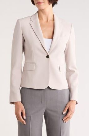 Theory Shrunken Blazer in Stoneware at Nordstrom Rack, Size 10