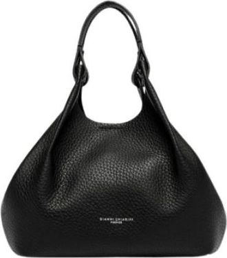 Gianni Chiarini Dua - Dames - Handtassen - Zwart - ONE Size - Leer - Tassen