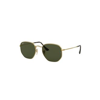 Ray-Ban Hexagonale Zonnebril - unisex - Zonnebrillen - Geel - 51 MM - Accessoires