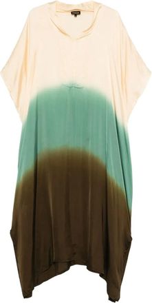 Yavi Maxi-jurk met geverfd effect - Beige