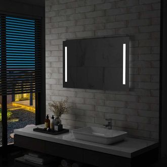 vidaXL Espejo De Pared De Ba&ntilde;o Con Led 100x60 Cm Vidaxl