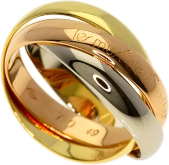 Cartier Trinity Yellow Gold (18K) Pink Gold (18K) White Gold (18K) Band Ring (Pre-Owned)