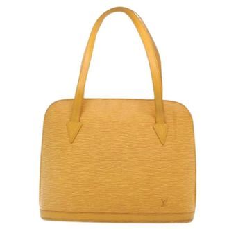 Louis Vuitton Pre-owned Handbags, female, Yellow, Size: ONE SIZE Pre-owned Handbag