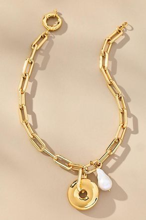 Timeless Pearly Baroque Pearl Necklace