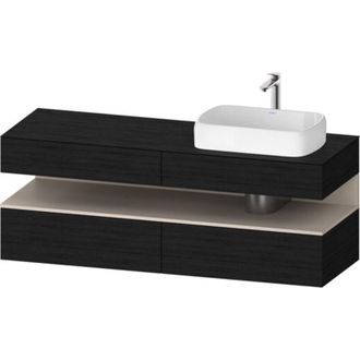 Duravit Qatego Consola Mueble Bajo Lavabo, 2 Extensiones, 2 - Duravit