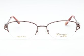 Emozioni EM4856 Metal Oval Frame Eyeglasses - Pink