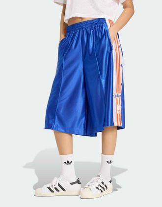 adidas Originals Adibreak - Pantaloncini allungati blu acceso/bianco/arancione