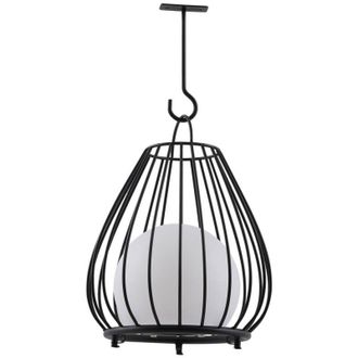 Lindby Lindby - L&aacute;mpara Solar Exterior kelda En Negro De Aluminio