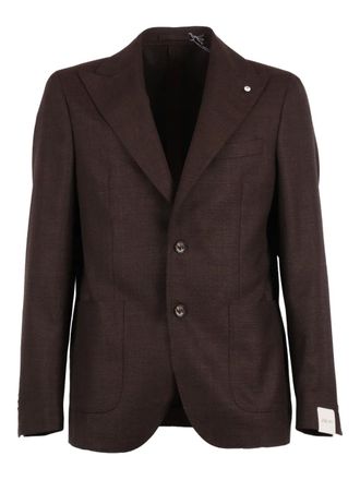 L.B.M. 1911 button-fastening blazer - Brown